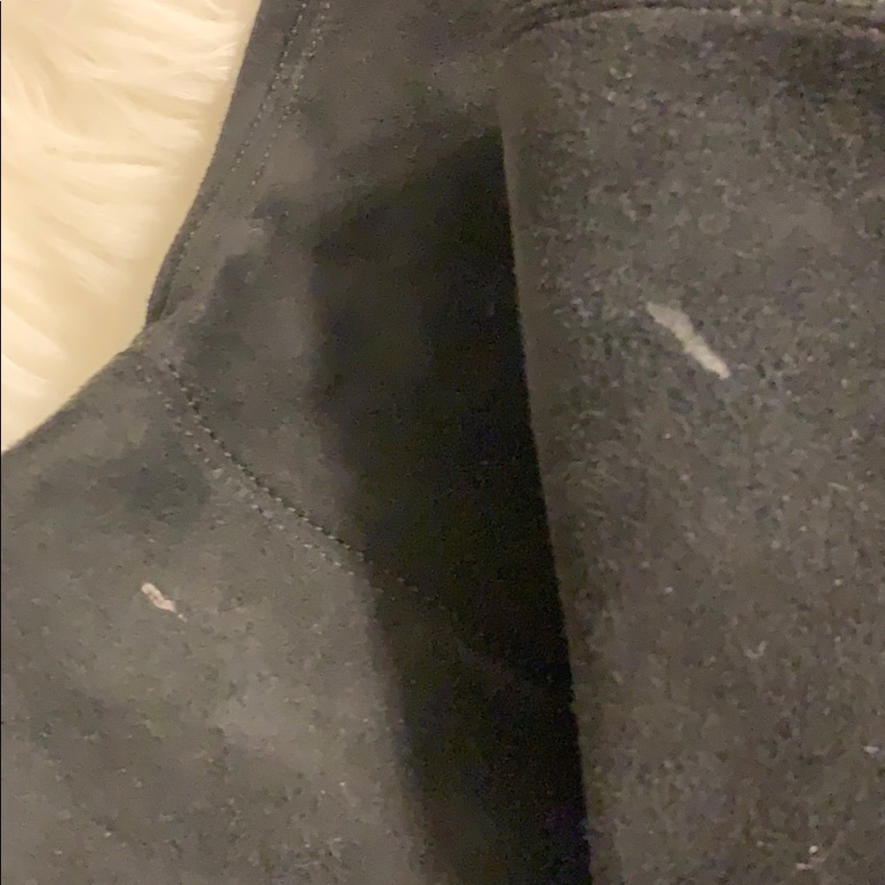 Miu Miu Black Leather Over the Knee High Boots - Picture 5 of 6